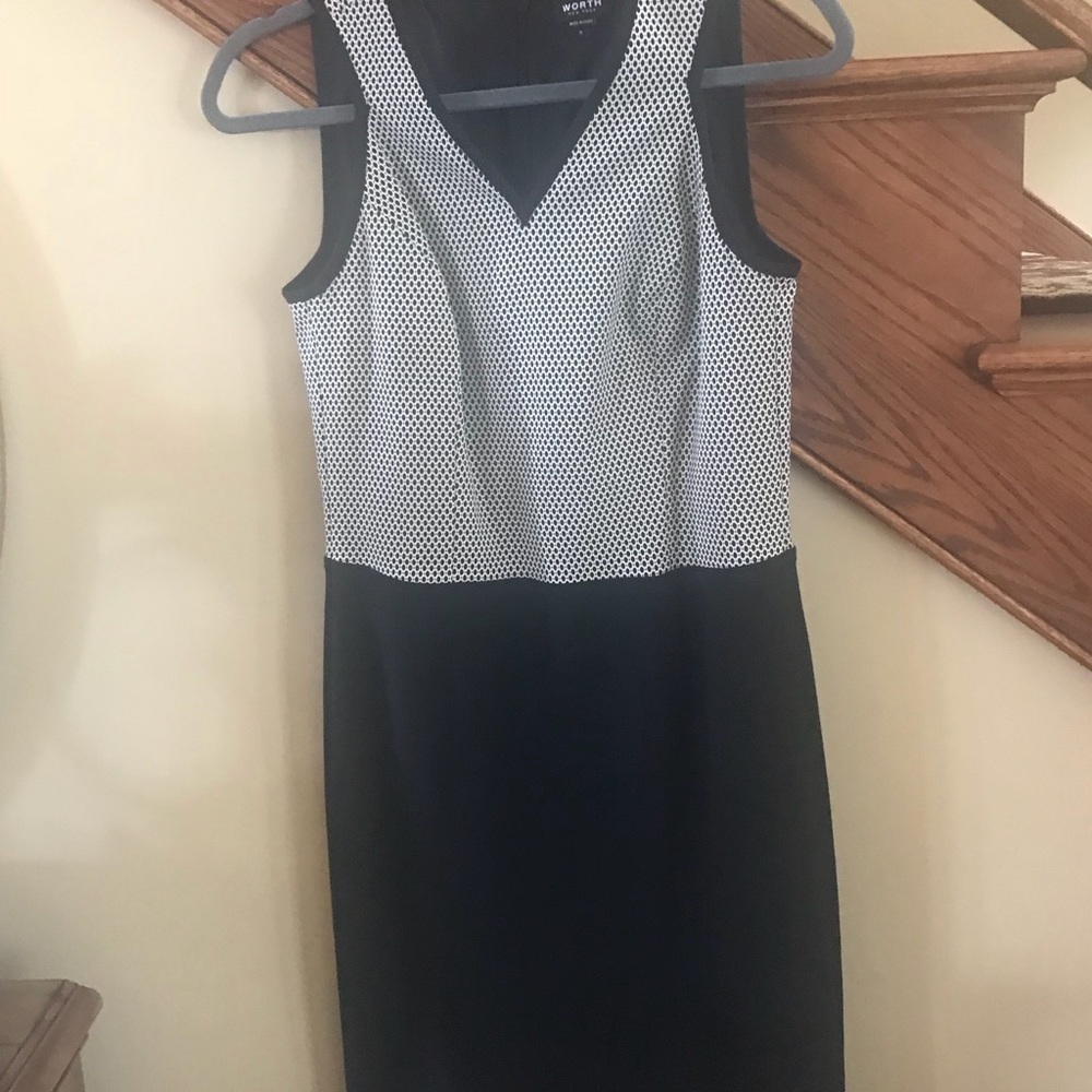 Dress black and white